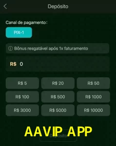 deposits AAVIP APP